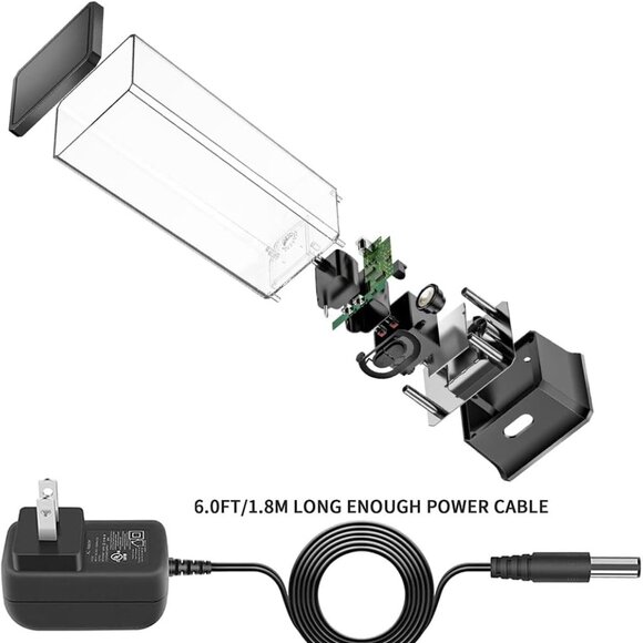 CALOVER Jellyfish Tank Lava Night Light Color Changing New -Great Holidays Gift! - Picture 4 of 5